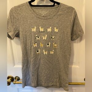 J.Crew Llama Collector Tee size S